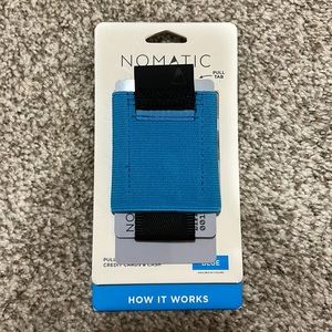 NWT Nomatic Pull Tab Wallet in Blue